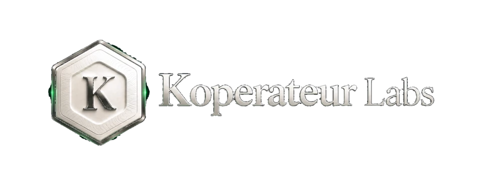 Logo complet : emblème et inscription Koperateur Labs